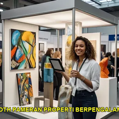 booth pameran properti berpengalaman